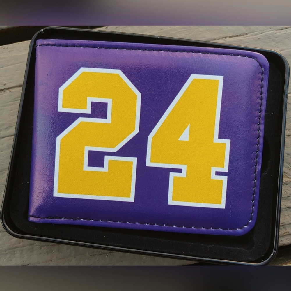 Laker "24" Kobe Bryant Bi-fold Wallet